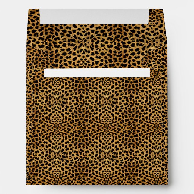 Elegant Leopard Print Envelopes (Back (Bottom))