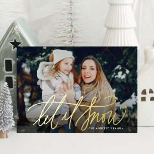 Elegant Let It Snow Photo