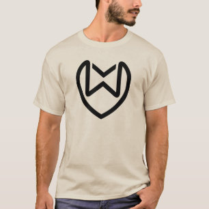 Elegant Letter XW with Heart T-Shirt