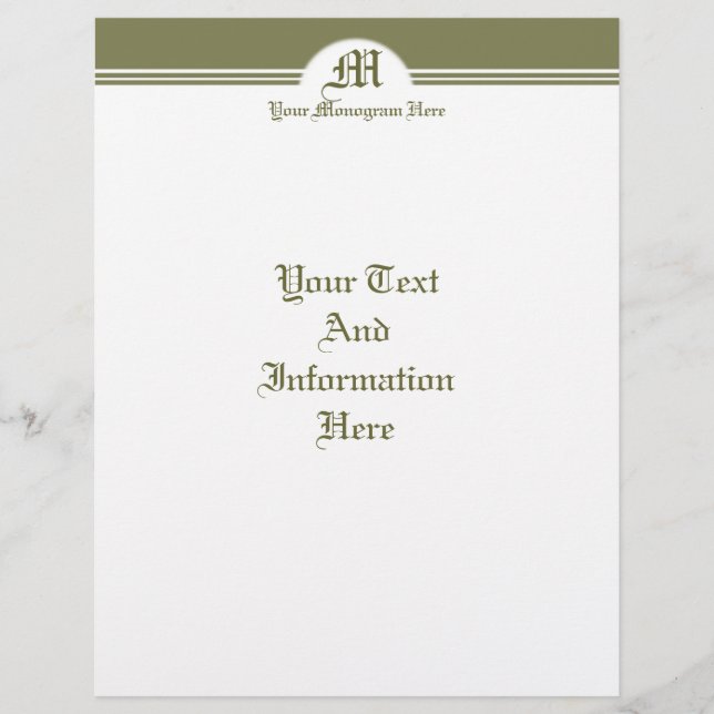 Elegant Letterhead (Front)