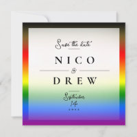 Elegant LGBTQ+ BIPOC Pride Wedding