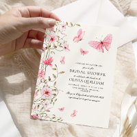 Elegant Lifetime of Butterflies Bridal Shower