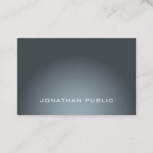 Elegant Light And Shadow Modern Design Luxe Plain Business Card