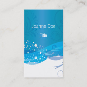 Elegant Light Blue Personal Business Card