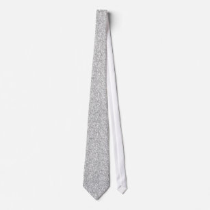 Elegant Light Grey Glitter & Sparkles 2 Tie