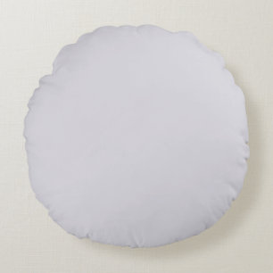 Elegant Light Lavender Solid Colour Round Cushion