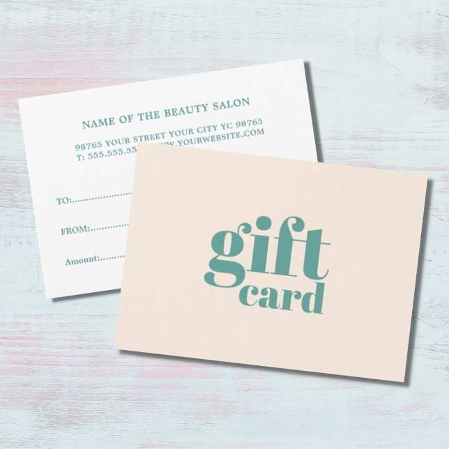 Elegant Light Pastel Beauty Gift Card (Creator Uploaded)
