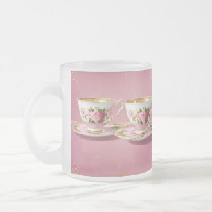  Elegant Light Pink Ceramic Tea Cup