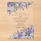 Elegant Light Purple Lavender Roses Floral Wedding