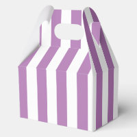 Elegant Light Purple Lilac White Striped Pattern
