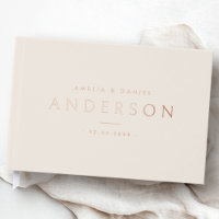 Elegant light tan brown wedding names date real
