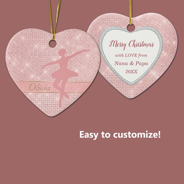 Elegant Lights Pink Ballerina Ceramic Tree Decoration (Creator Uploaded)