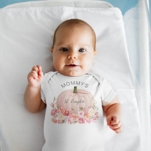 Elegant Lil Pumpkin Baby Girl Bodysuit