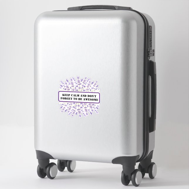 Elegant Lilac Bouquet (Suitcase)