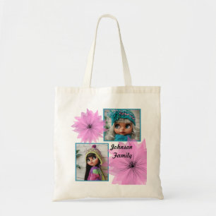 Elegant lilac flower tote bag