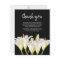 Elegant Lillies Funeral Thank You Cards