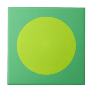 Elegant Lime Green & Sea Green Wall Decor   Modern Tile