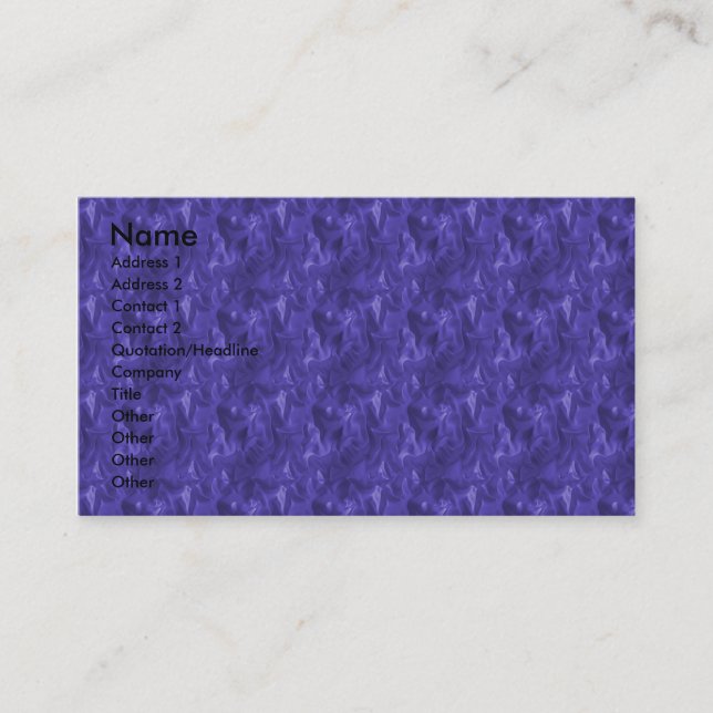 ELEGANT LIQUID SLATE BUSINESS CARDS (Front)