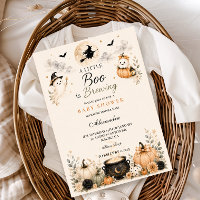 Elegant Little Boo Is Brewing Hallowee Baby Shower