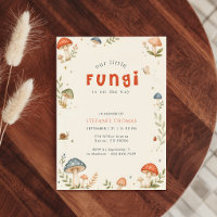 Elegant Little Fungi Mushroom Baby Shower