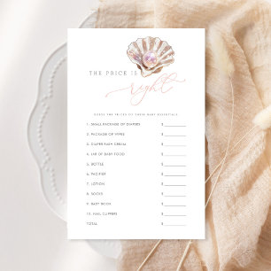 Elegant Little Pearl The Price Is Right Game Card