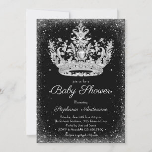 Elegant Little Princess baby shower Invitation