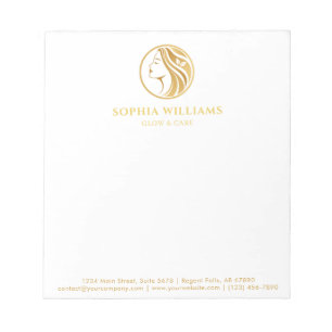 Elegant Logo Branding Office Memo Pad notepad