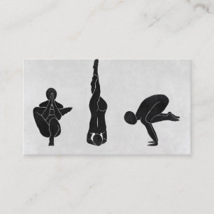 Elegant Logo Yoga Business Card