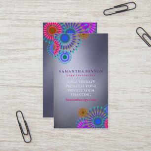Elegant Logo Yoga Meditation Business Card