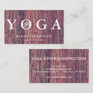 Elegant Logo Yoga Meditation Business Card