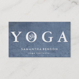 Elegant Logo Yoga Meditation Business Card