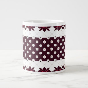 Elegant Lotus Floral Blossom Serenity 🌸 Large Coffee Mug