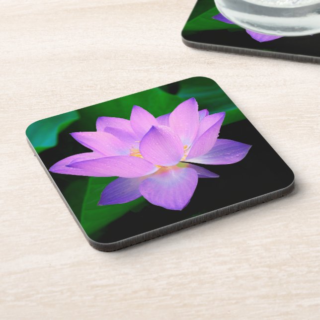 Elegant Lotus Flower Coaster (Left Side)