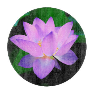 Elegant Lotus Flower Cutting Board