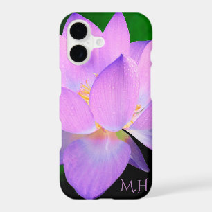 Elegant Lotus Flower Monogram