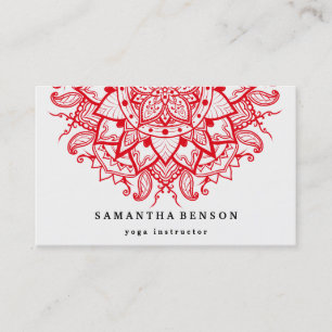 Elegant Lotus Logo Yoga Meditation Wellness Business Card