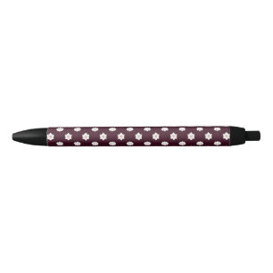 Elegant Lotus Luxury Botanical Writing Instrument  Black Ink Pen