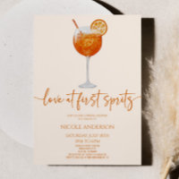 Elegant Love At First Spritz Bridal Shower