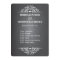 Elegant Love Chalkboard Program | Menu Card