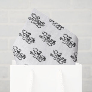 Elegant Love Decoupage Tissue Paper