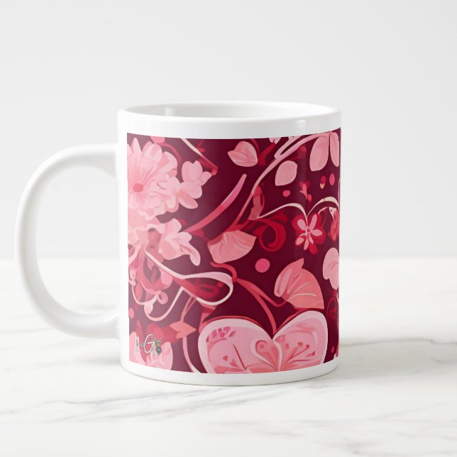 Elegant Love | Large Coffee Mug (Left)