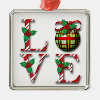 Elegant Love Plaid Xmas Tree Decoration