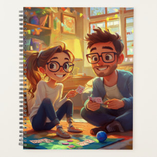 Elegant Love Script Wedding Photo Album Binder Planner