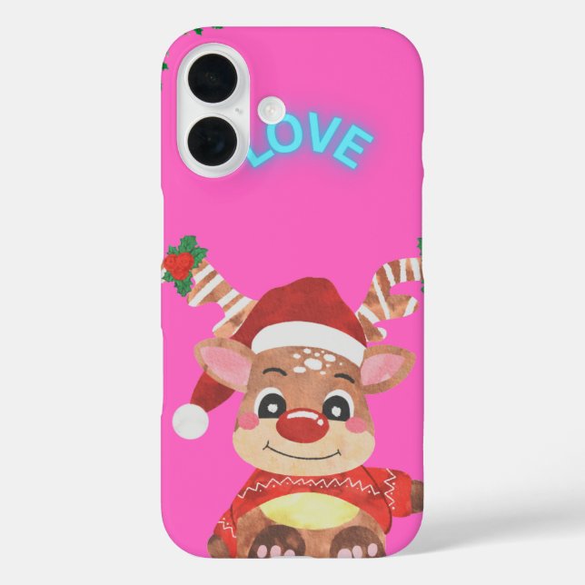 "Elegant Love-Themed Phone Case – Stylish and Prot (Back)