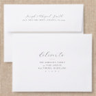 Elegant Luxurious Back Addressed Envelopes