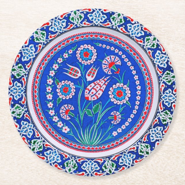 Elegant Luxurious Paper Coasters (Front)