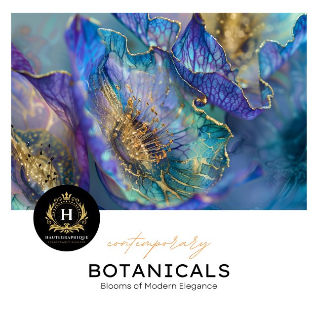 Elegant Luxurious Purple and Gold Floral Decoupage Tissue Paper (Creator Uploaded)