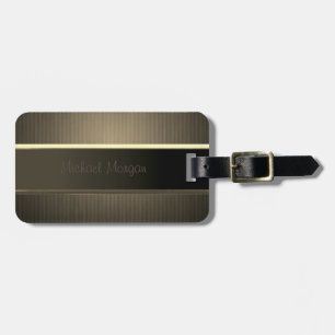 Elegant Luxury Cool Striped Luggage Tag