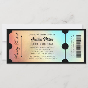 Elegant Luxury Event Ticket Invitation
