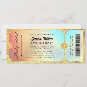 Elegant Luxury Event Ticket Invitation